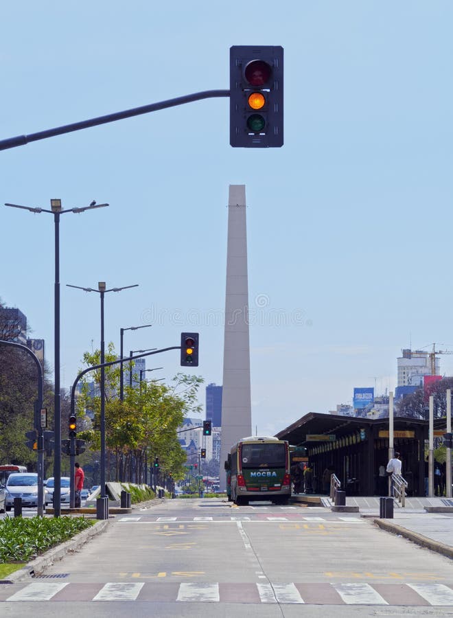 Obelisco de Buenos Aires foto de stock Obelisco de Buenos Aires foto de stock