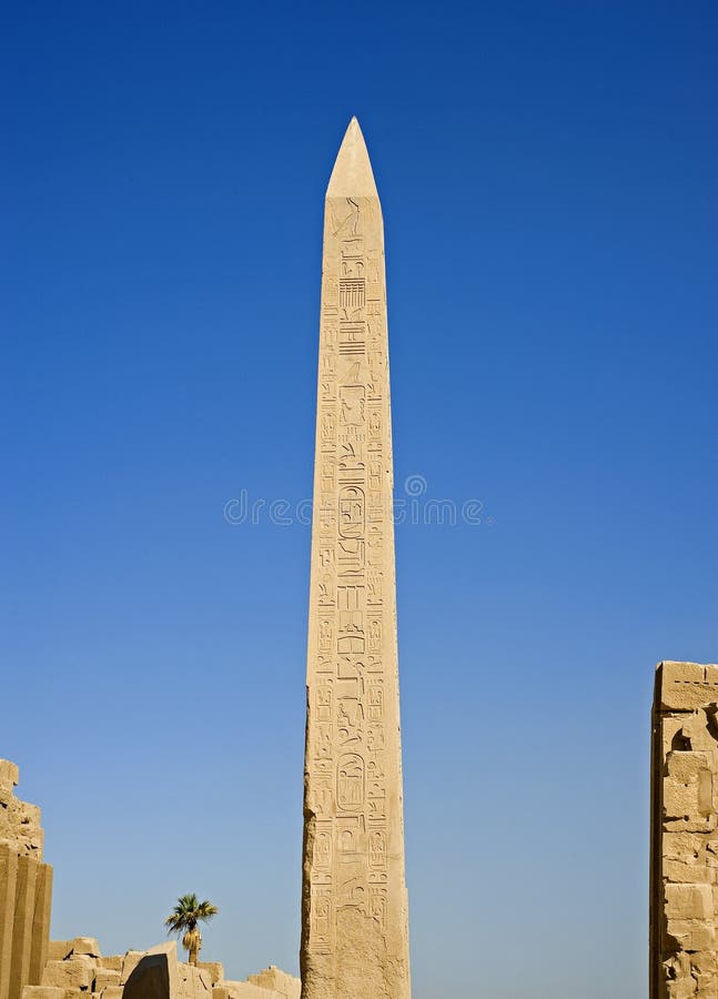 Obelisk at Karnak temple