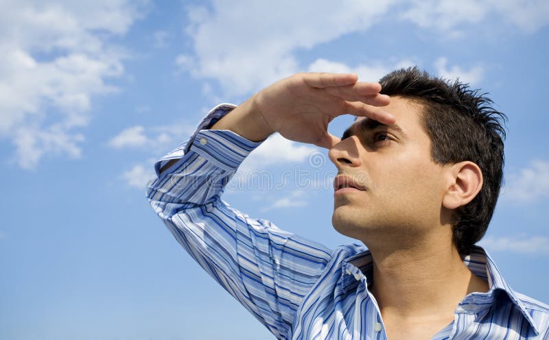 Oben schauen stockfotografie Oben schauen stockfotografie