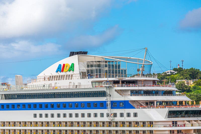 Oberdecke von Aida-Kreuzschiff lizenzfreie stockbilder Oberdecke von Aida-Kreuzschiff lizenzfreie stockbilder