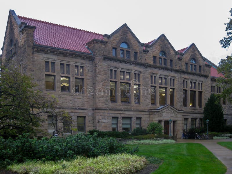 Oberlin-Collegecampus in Ohio lizenzfreies stockfoto Oberlin-Collegecampus in Ohio lizenzfreies stockfoto