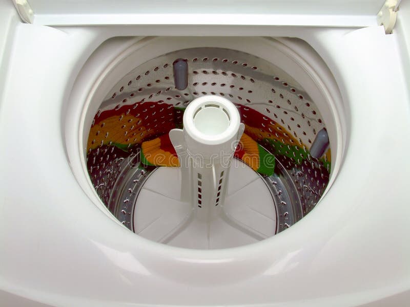Oberseite-Laden Waschmaschine lizenzfreies stockbild