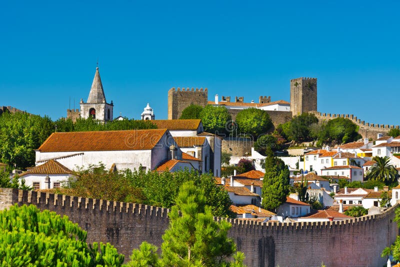 Obidos στοκ εικόνες Obidos στοκ εικόνες