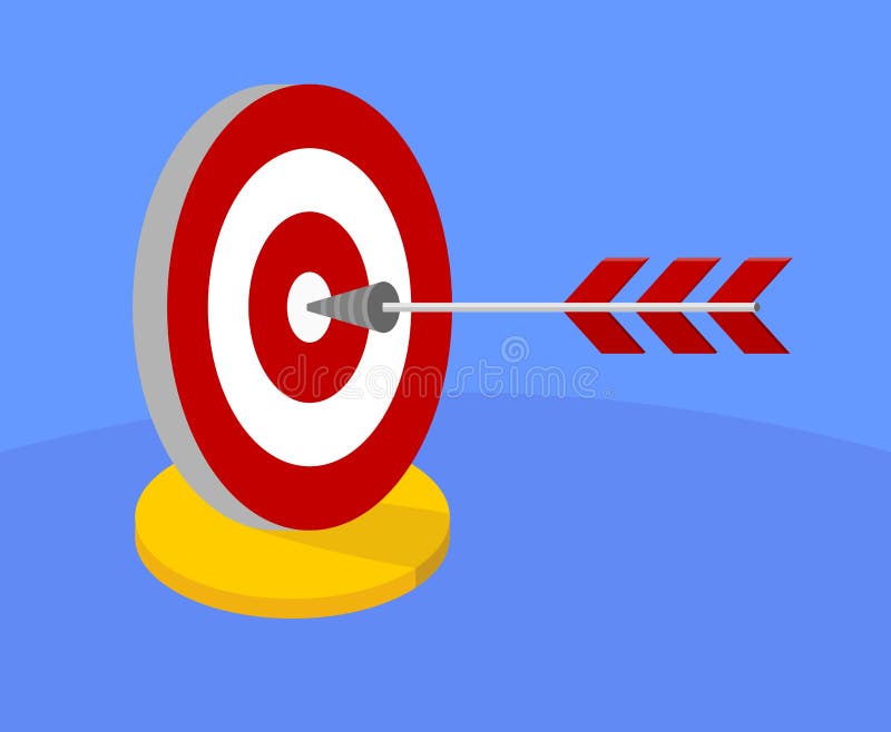 Obiectiv izometric royalty free illustration