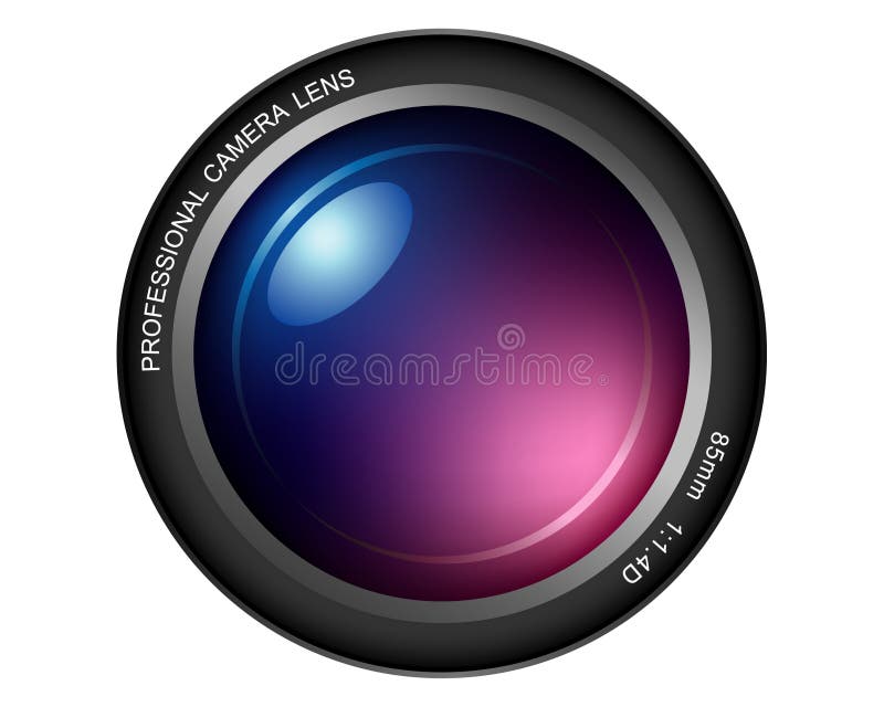 Obiettivo di macchina fotografica royalty illustrazione gratis Obiettivo di macchina fotografica royalty illustrazione gratis