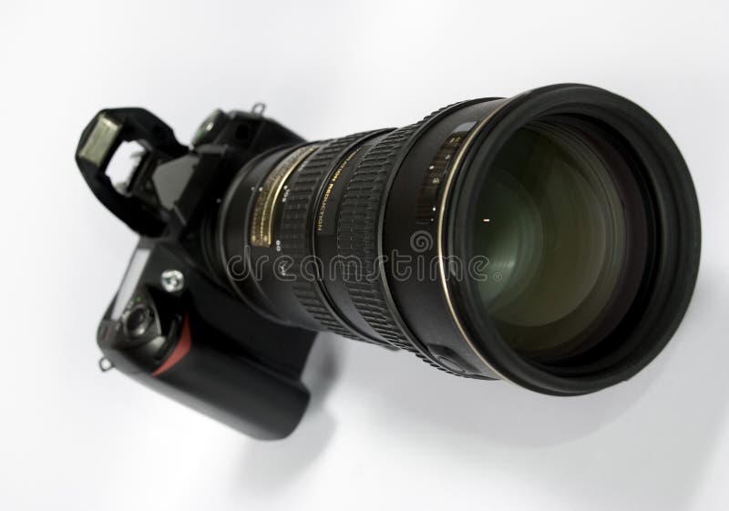 Obiettivo di zoom fotografie stock libere da diritti Obiettivo di zoom fotografie stock libere da diritti