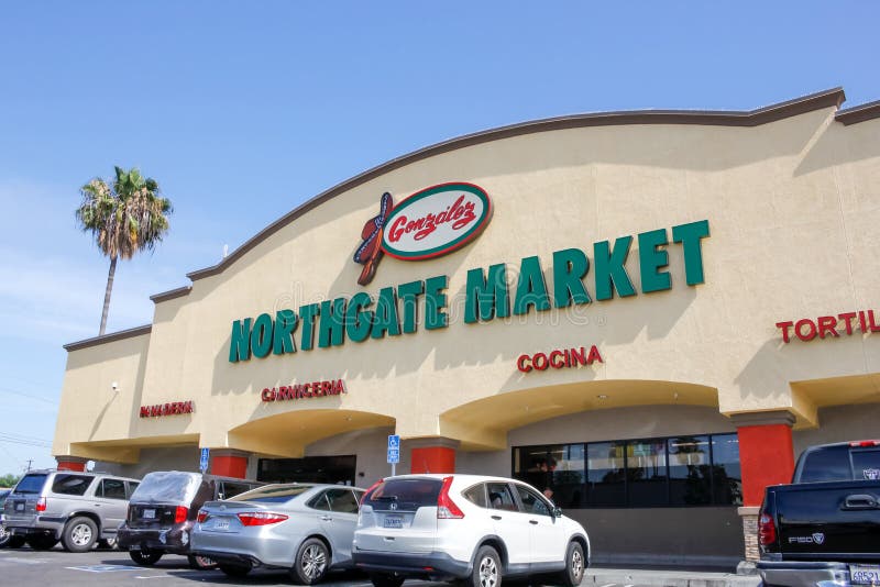 Objaw Northgate Market fotografia stock