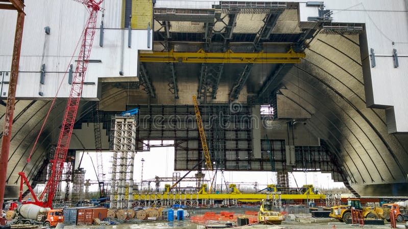 Object shelter at the Chernobyl nuclear power station