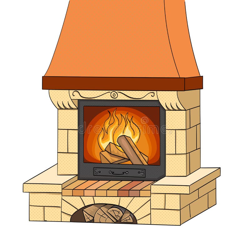 Fireplace Burns Stock Illustrations 80 Fireplace Burns Stock Illustrations Vectors Clipart Dreamstime