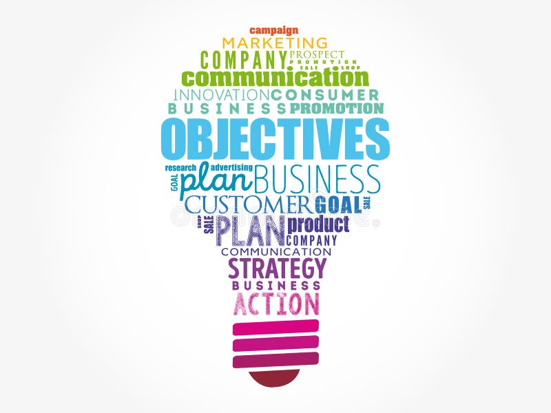 words for objectives in presentation