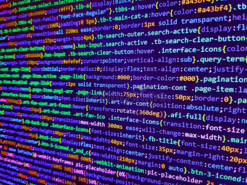 Objekte für JavaScript-Funktionen. Laptop-Bildschirm zeigt abstraktes Programmier-Code-Skript. Programmcode stockbilder