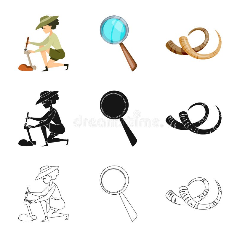 Objet d'isolement de symbole d'histoire et d'articles Collection d'ic?ne d'histoire et de vecteur d'attributs pour des actions illustration stock Objet d'isolement de symbole d'histoire et d'articles Collection d'ic?ne d'histoire et de vecteur d'attributs pour des actions illustration stock