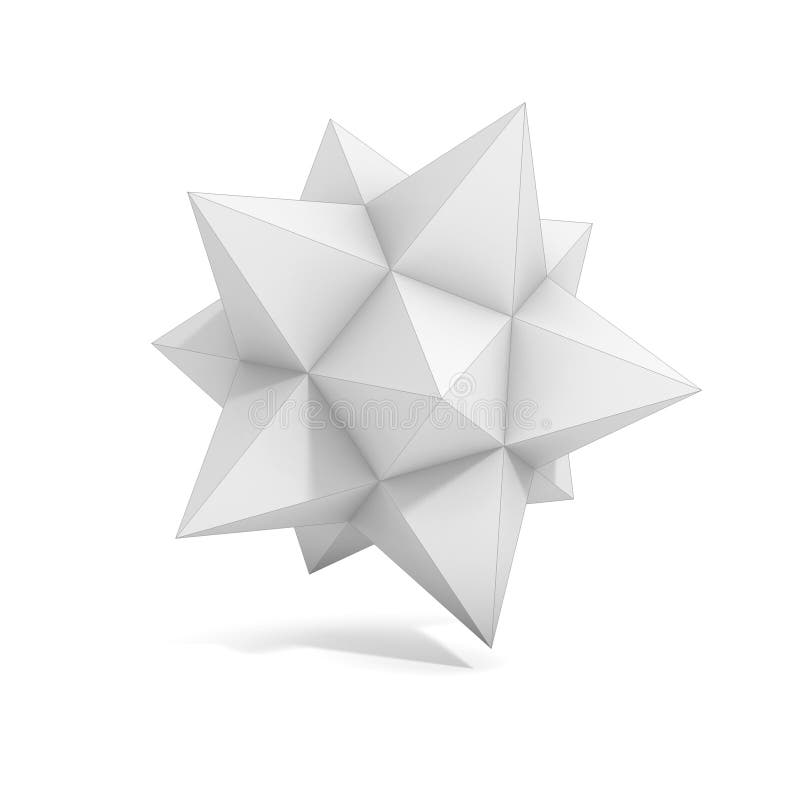 Objeto 3d geométrico abstrato