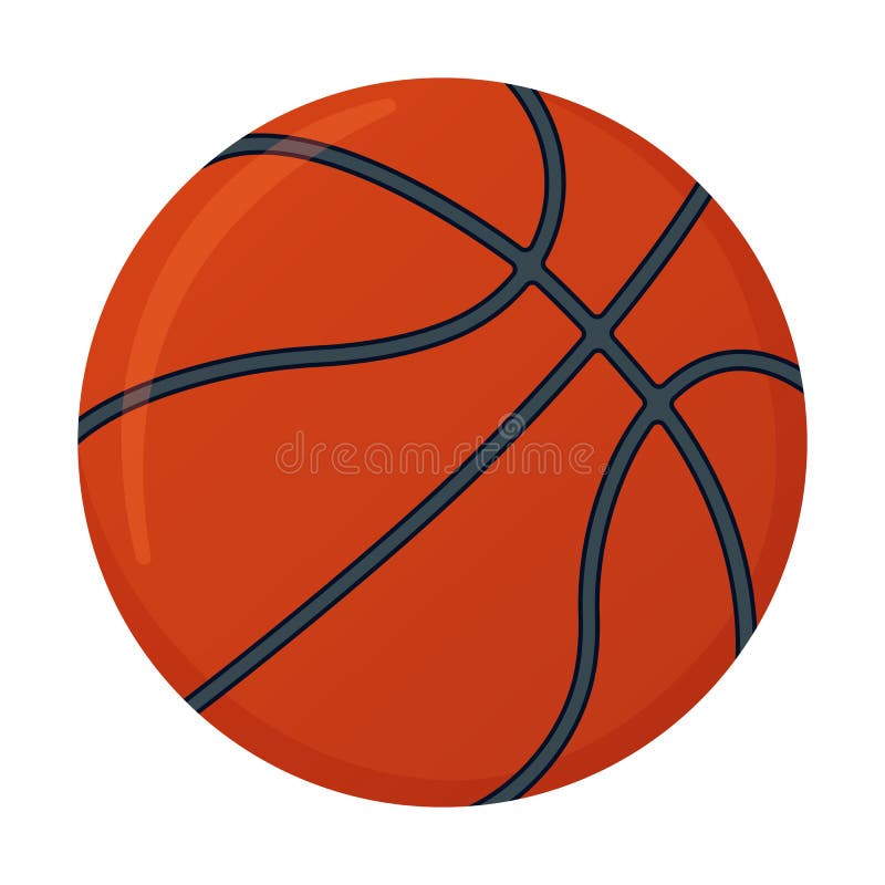 Bola De Basquete Para Jogar Vetor De Jogo Desportivo Ilustração do