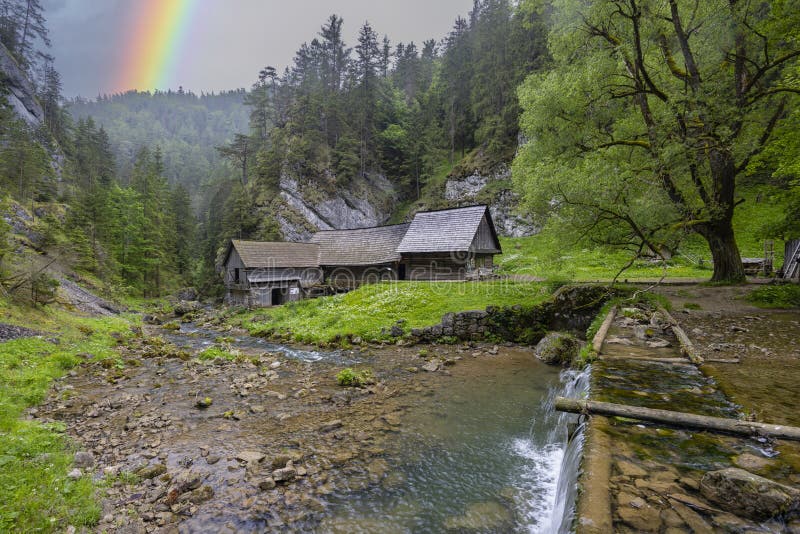 Vodné mlyny Oblazy pri Kvačanoch, Kvačianska dolina, Slovensko