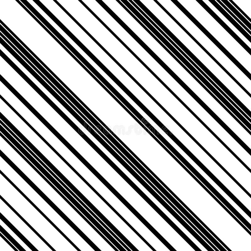 Oblique Pattern with White Streaks and Outline, Modern Stylish Image. Stock Vector