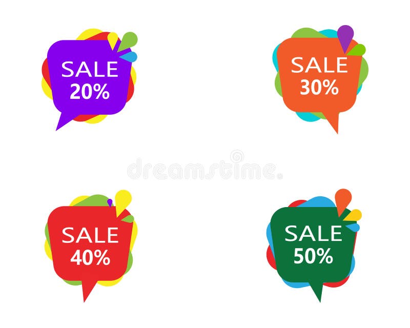 Obni?onej ceny sprzeda?y b?bla sztandary Metki etykietka Oferty specjalnej promocji płaski znak ilustracja wektor Obni?onej ceny sprzeda?y b?bla sztandary Metki etykietka Oferty specjalnej promocji płaski znak ilustracja wektor