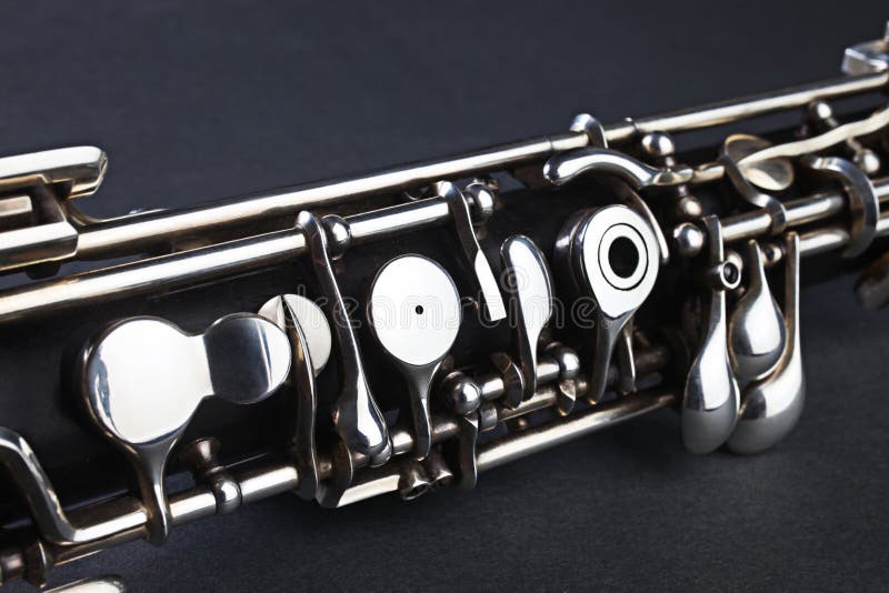 Oboe Musical Instrument of Symphony Orchestra. Stock Photo Image of