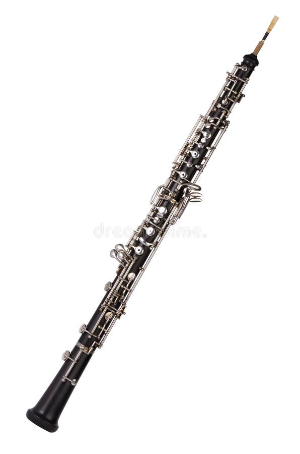 Oboe on white background stock image. Image of philharmonic 37634939