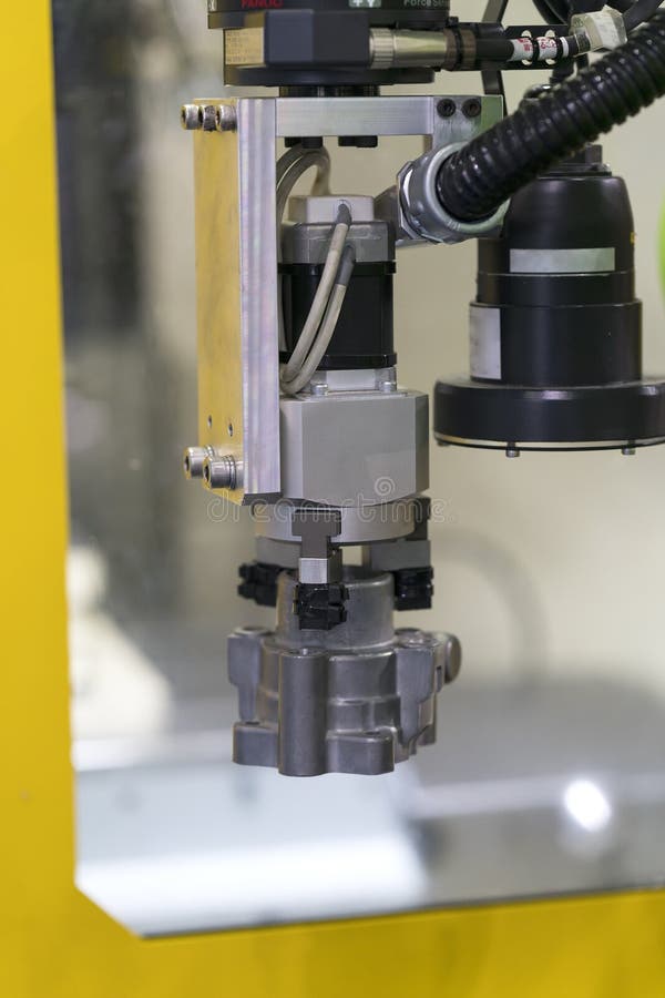 Obot and automation system for modern manufacturing royalty free stock photo Obot and automation system for modern manufacturing royalty free stock photo