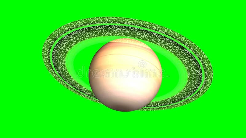 Obracanie planeta Saturn