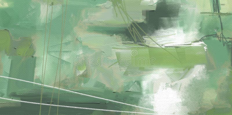 Obrazu olejnego abstrakta stylu grafika na kanwie