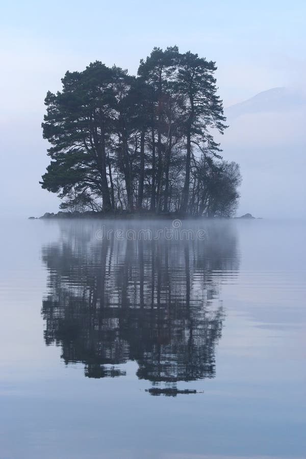 Obscure scottish island stock image