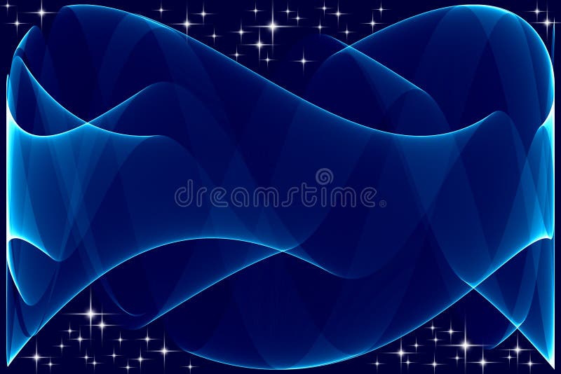 Obscuridade abstrata - azul e preto ilustração stock Obscuridade abstrata - azul e preto ilustração stock
