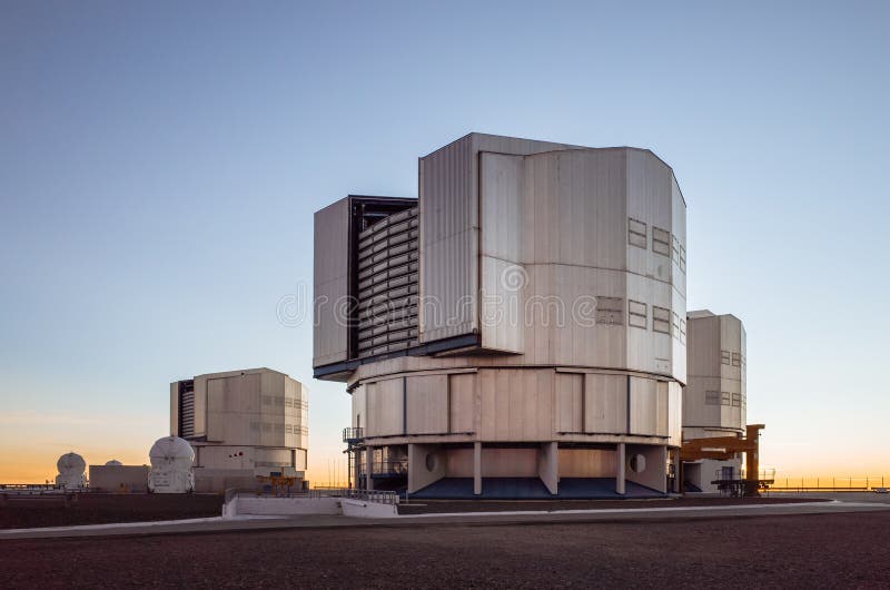 Observatorium för ESO Paranol arkivfoto Observatorium för ESO Paranol arkivfoto