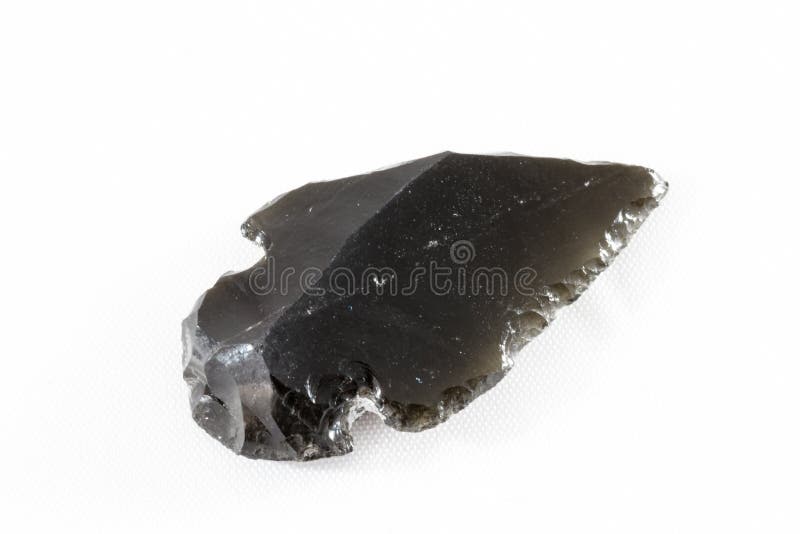 2 " Black Obsidian Flint Arrow Heads Spear Points Native Stones 5 Arrowheads