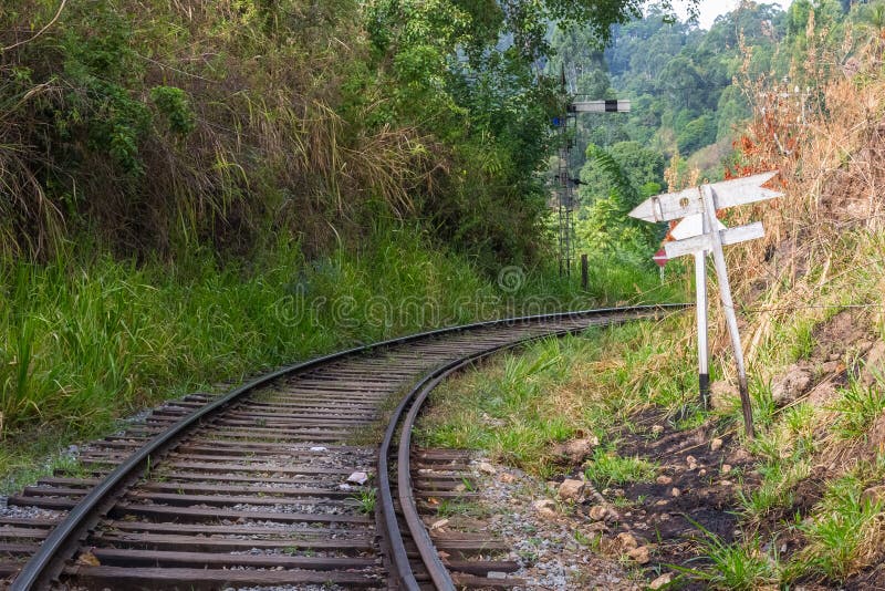 Obsolete railroad in Sri Lanka