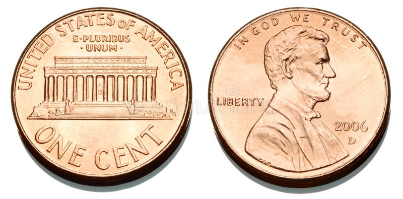 Obverse and Reverse of a United States Penny. Stock Photo - Image of  quarter, reverse: 157699420
