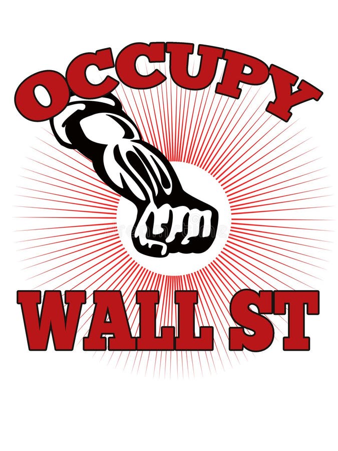 Occupy Wall Street stock vector. Illustration of corporations - 22029898