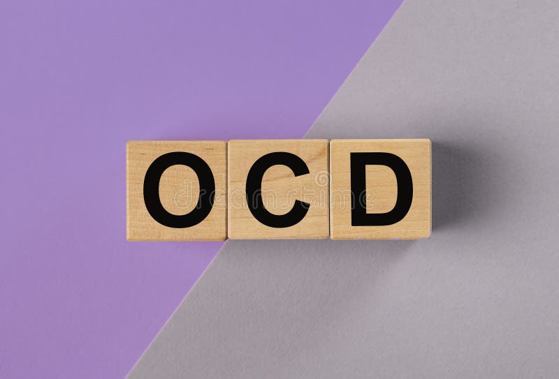 OCD Abbreviation, Mental Disorder. Psychological Concept Stock Image
