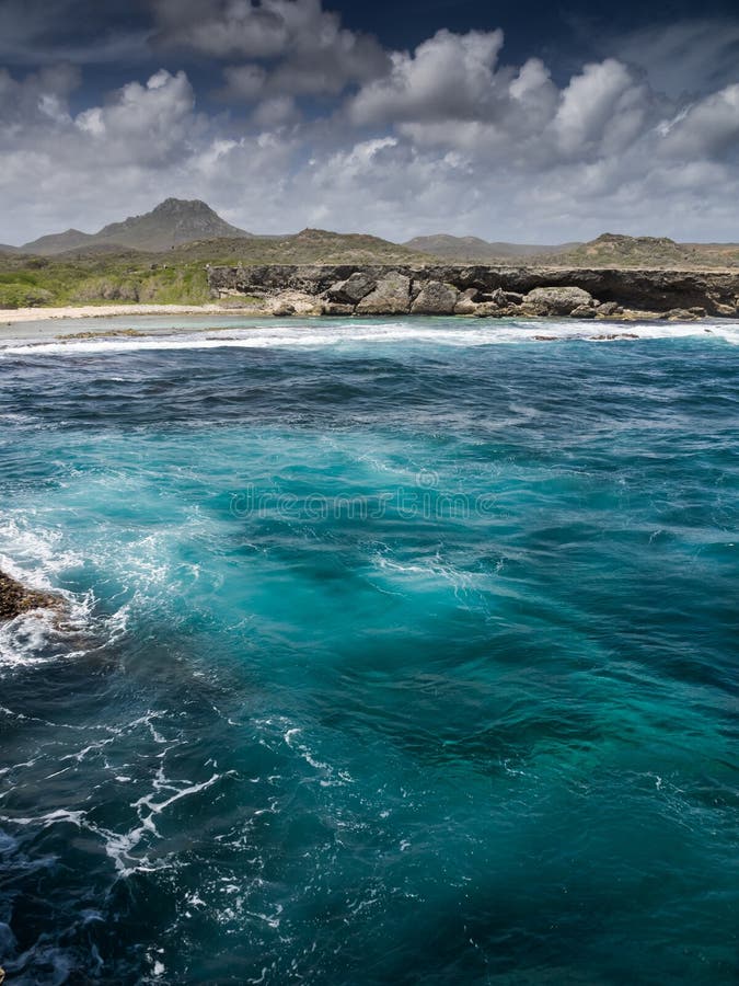 Christoffel National Park oceaan royalty-vrije stock foto