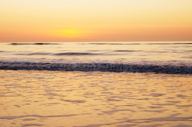 Ocean at night stock images