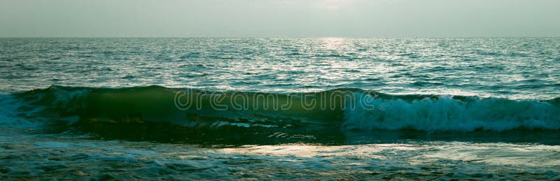 Ocean przy nocą obrazy royalty free Ocean przy nocą obrazy royalty free