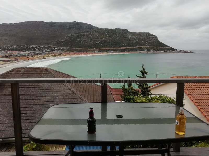 Ocean view Fish Hoek royalty free stock photo