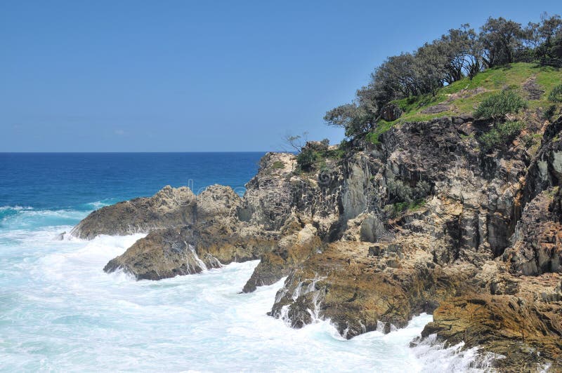 Ocean view at North Stradbroke Island stock photography Ocean view at North Stradbroke Island stock photography