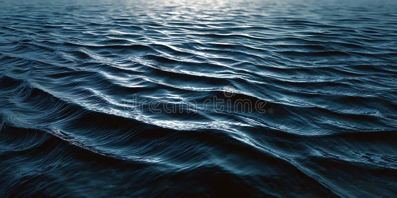 Ocean Waves Deep Blue Texture Background for Design Projects royalty free illustration
