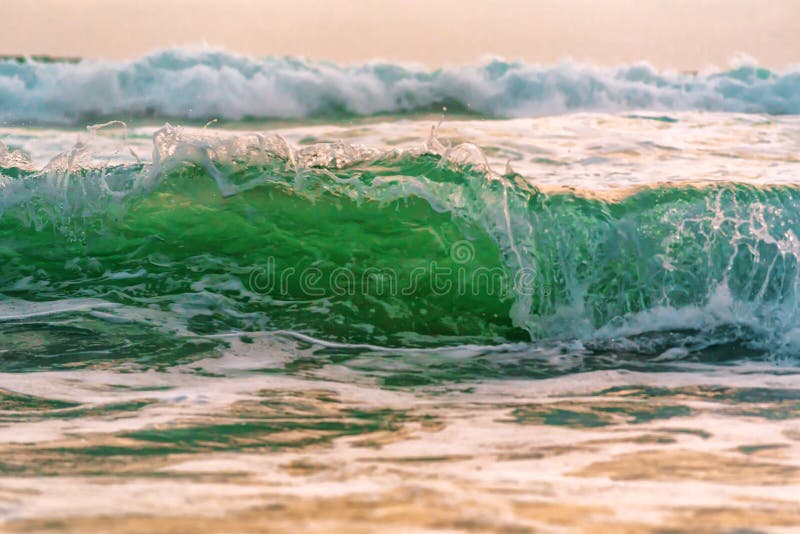 sunset ocean waves sunset ocean waves