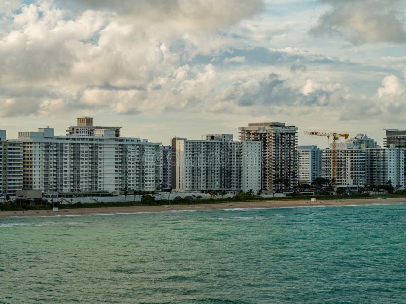 Oceanfront Real Estate Miami Beach FL Stock Photo Image of miami