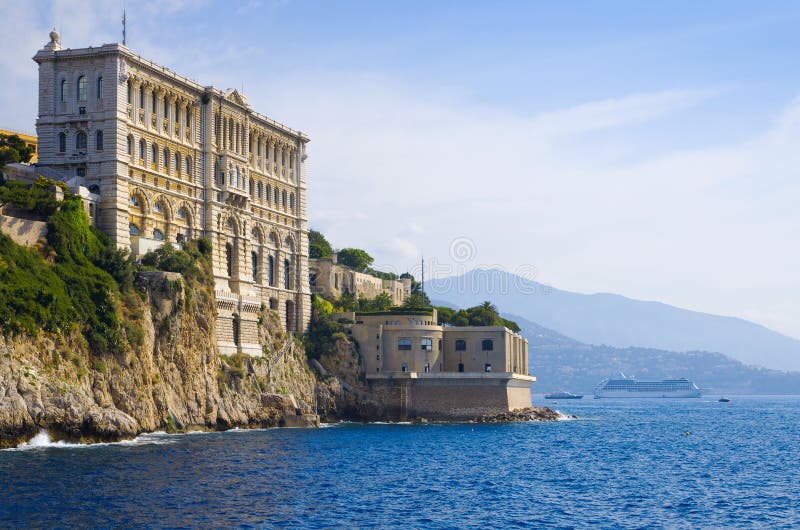 Oceanographic Museum of Monaco stock image Oceanographic Museum of Monaco stock image