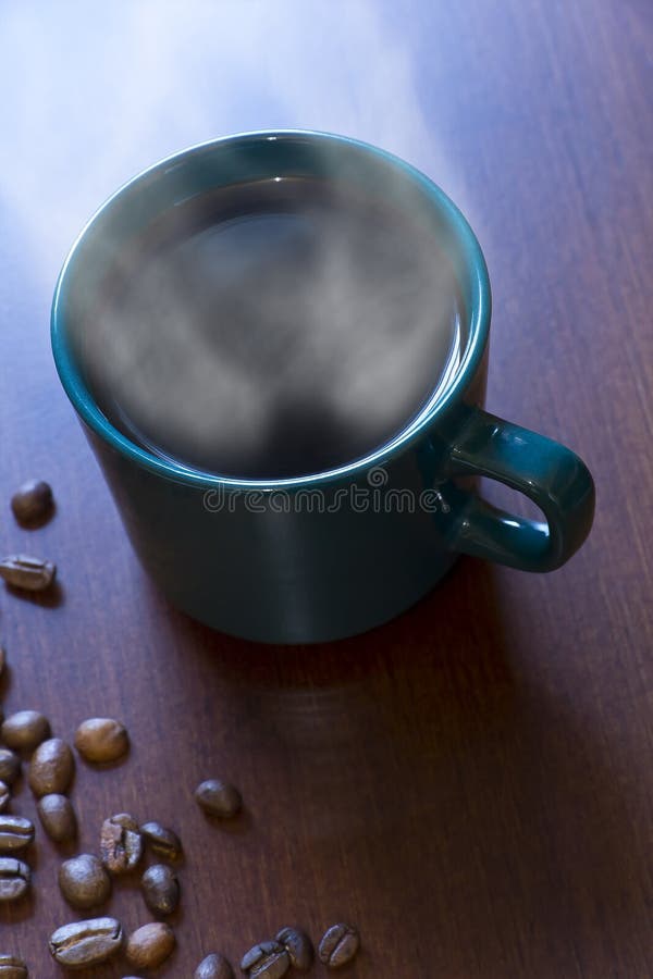 Ochtend hete koffie stock fotografie