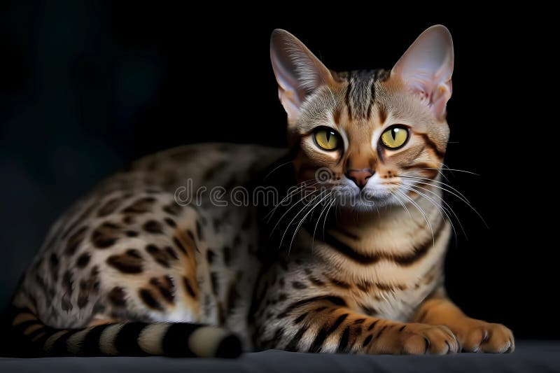 Ocicat καταγωγής ηνωμένων πολιτειών ελεύθερη απεικόνιση δικαιώματος