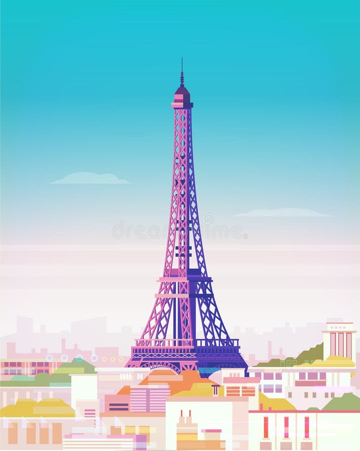 också vektor för coreldrawillustration paris eiffel torn stock illustrationer också vektor för coreldrawillustration paris eiffel torn stock illustrationer
