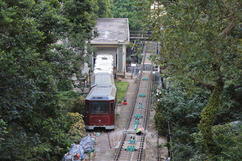 14-oct-2022-going-to-victoria-peak-tram-hong-kong-editorial