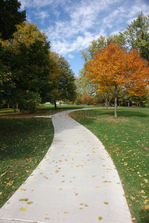 October Sidewalk