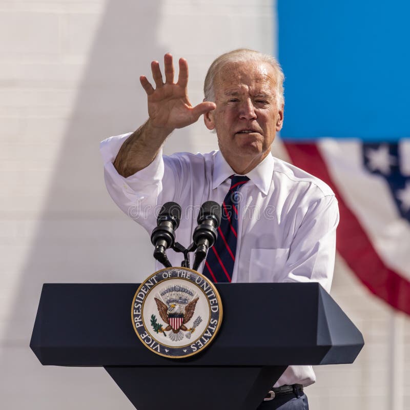 OCTOBER 13, 2016: Vice President Joe Biden campaigns for Nevada Democratic U.S. Senate candidate Catherine Cortez Masto and presidential candidate Hillary Clinton at the Culinary Union, Las Vegas, NV