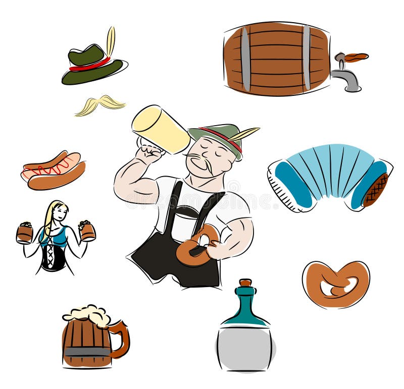 Octoberfest ilustração do vetor Octoberfest ilustração do vetor